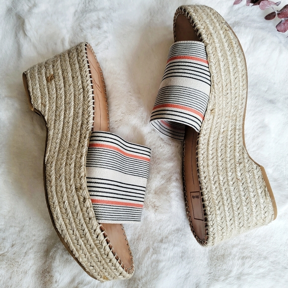 🕊️ Dolce Vita Jute Platform Espadrilles size 9 - Picture 2 of 7